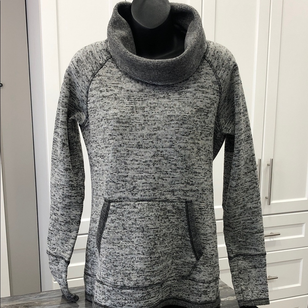 RBX Women’s Gray Heather Cowl Neck Sweater – Size Medium